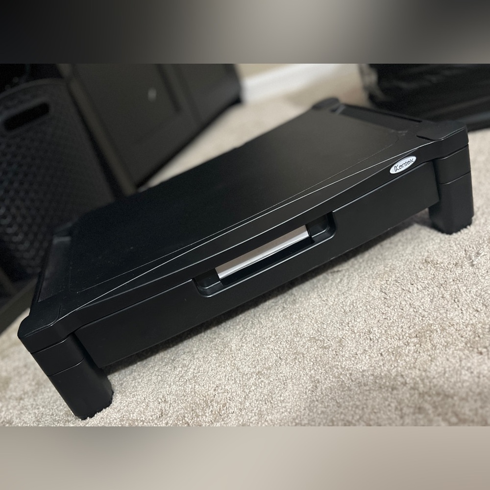 Kantek Extra Wide Height-Adjustable Computer Monitor Stand